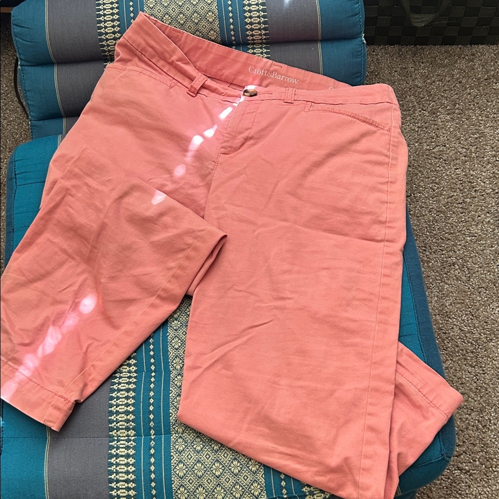 Croft & Barrow Coral Capris